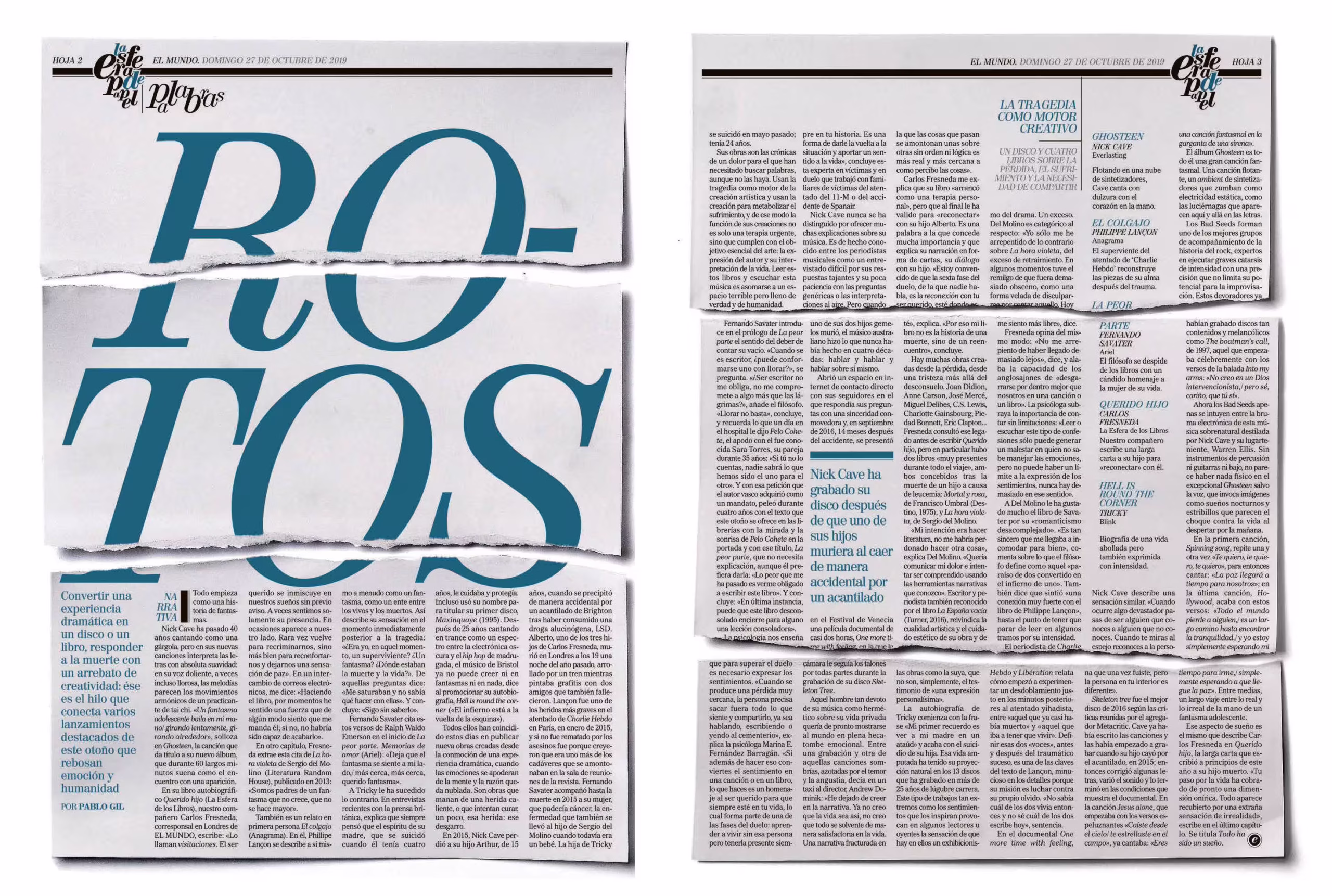 LA ESFERA DE PAPEL (Suplemento de información cultural del diario EL MUNDO)