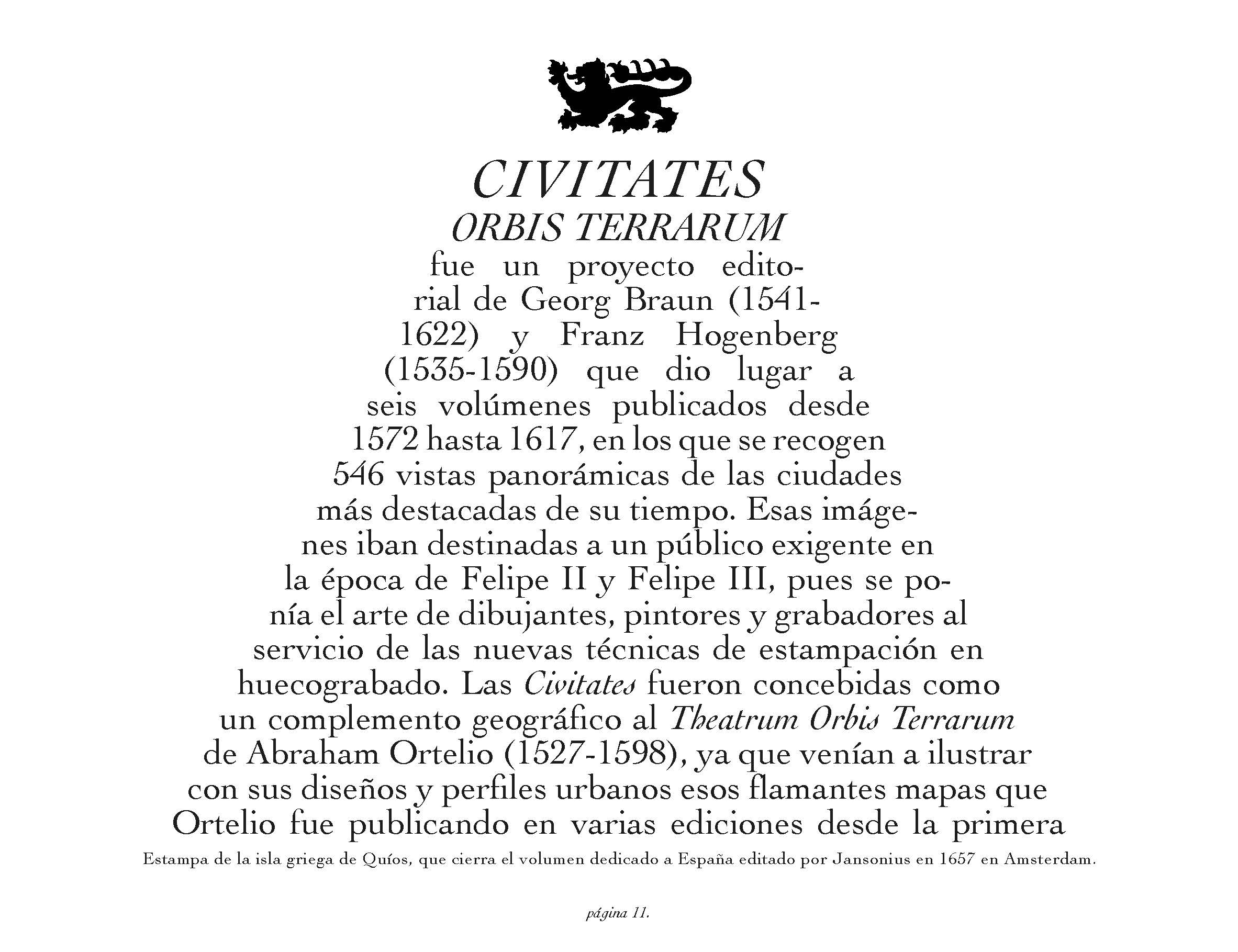 CIVITATES ORBIS TERRARUM. Editorial Bolchiro