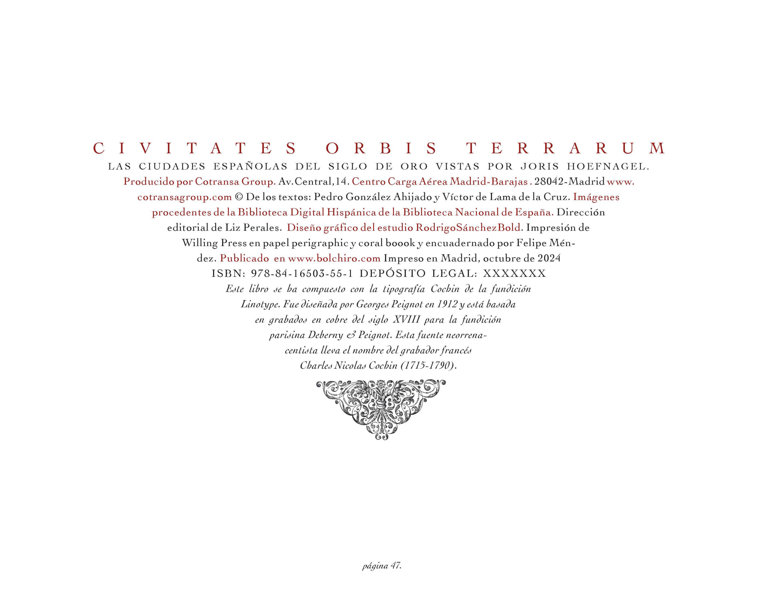 CIVITATES ORBIS TERRARUM. Editorial Bolchiro