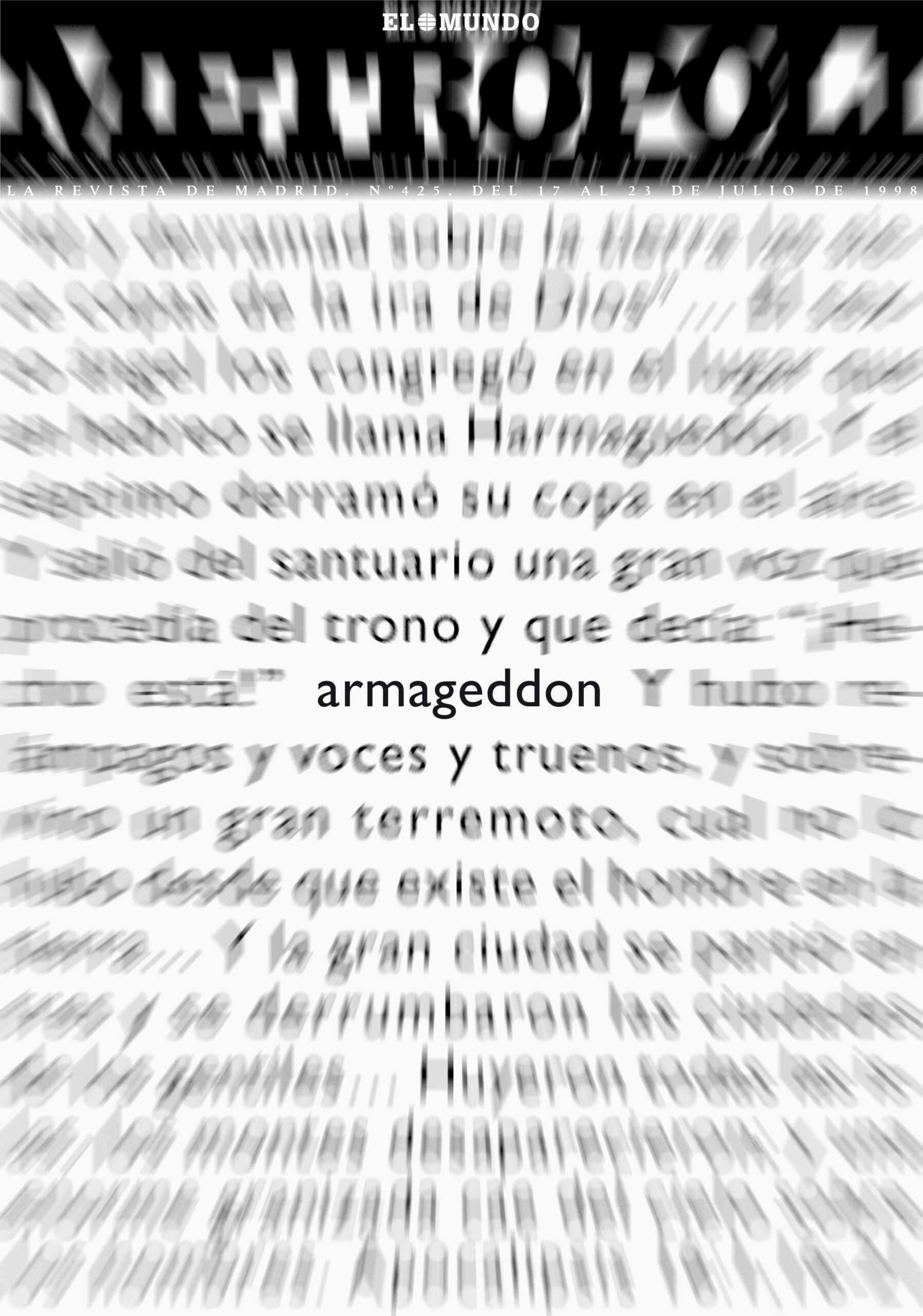 armageddon Metropoli Portada
